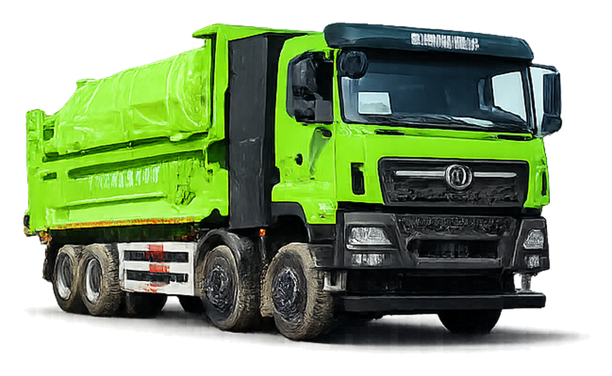 Green commercial electric truck